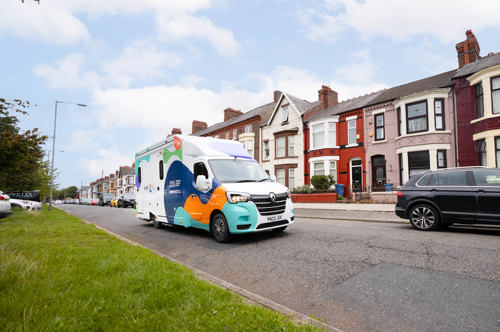 NIHR CRN North West Coast mobile research bus