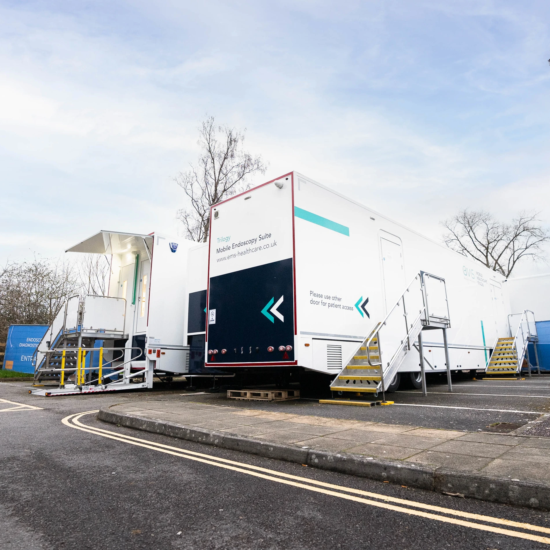 Mobile cancer screening units